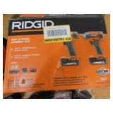 RIDGID 18V Cordless 2-Tool Combo Kit with Drill/Driver, Impact Driver, (2) 2.0 Ah Batteries, and Charger