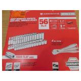 Milwaukee 3/8 in. Drive SAE/Metric Ratchet and Socket Mechanics Tool Set (56-Piece)