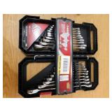 Husky 72-Tooth Ratcheting SAE/MM Combination Wrench Set (20-Piece)