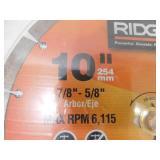 RIDGID 10 in. Segmented Diamond Blade