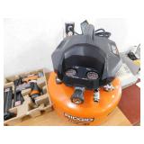RIDGID 6 Gal. 150 PSI Electric Air Compressor with 25 ft. Hose, 18GA Brad Nailer, 16GA Finish Nailer and 18GA Finish Stapler