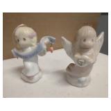 Vintage Lenox  ivory Porcelain Christmas Ornaments set of 6