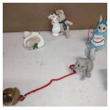 Christmas Ornaments Bunnies, Squirles, Koalas, Chipmunks