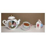 Christmas Ornaments TEA POT & CUP