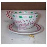 Christmas Ornaments TEA POT & CUP