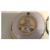 Precious Moments Vintage Retired Walking in Faith plate set of 9