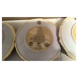 Precious Moments Vintage Retired Walking in Faith plate set of 9