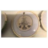 Precious Moments Vintage Retired Walking in Faith plate set of 9