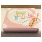 Precious Moments "sweathearts" book trinket box