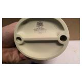 Precious Moments Figurine "it may be greener, but its just as hard to cut" item#163899