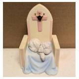 Precious Moments Figurine "Worthy is the lamb" item#928569