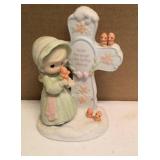 Precious Moments Figurine "Under his wings I am safely abiding" item#306835