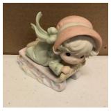Precious Moments Figurine "Slide into the next millennium with joy" 199 annual edition item#587761