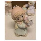 Precious Moments Figurine set of 5 = item#456217, 456217, 272833, 531871, unknown#