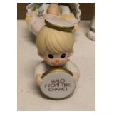 Precious Moments Figurine vintage 4 items = Item#E-5633, unknown, 261300, and 748382