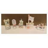 Precious Moments Figurine Vintage Misc items = Item#184144, 456217, 184020, 272906, and 184136