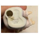 Precious Moments Figurine Vintage Clown Set = Item#B0007 "All aboard for Birthday Club Fun", Item#B0011, Item#456020, item#163708, and Item#B0012