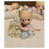 Precious Moments Figurine Vintage ornaments Item#456101, 183369, 456004, 456005, 879746