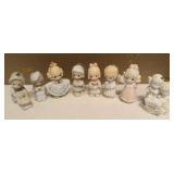 Precious Moments Figurine vintage Ornaments Item#183881, 456047, 521303, 521574, E-5633, "1997 ornament" "1999 Ornament", and #150126