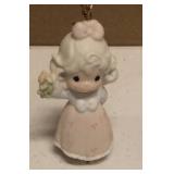 Precious Moments Figurine vintage Ornaments Item#183881, 456047, 521303, 521574, E-5633, "1997 ornament" "1999 Ornament", and #150126