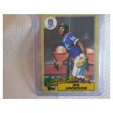 1987 Topps Bo Jackson Rookie Card...