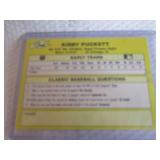 1987 Classic Kirby Puckett Card...