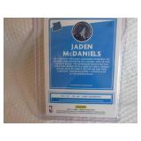 2020-21 Donruss Jaden McDaniels yel...