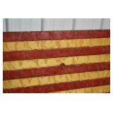 American Flag Wood Wall Art - Rustic Pallet Panel 57x32