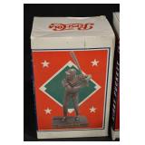 Baseball Player Figurine Set of 3 Vintage Metal Statuettes in Original Boxes