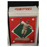 Baseball Player Figurine Set of 3 Vintage Metal Statuettes in Original Boxes