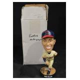 Autographed Bob Feller Bobblehead HOF 62 - Cleveland Indians