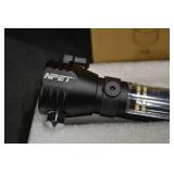 NPET T09 LED Flashlight - USB Rechargeable, Boxed with USB Cable & Lanyard