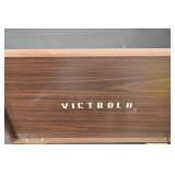 Victrola Console Record Player AM/FM Radio - Wood Cabinet, Auto Stop