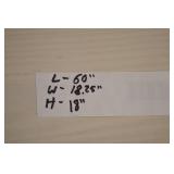 Shell Lake Woodcrafters 60in Base Cabinet - 3 Doors, 18.25in D