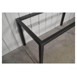 Table Base - Black Powder-Coated Steel, 60in L x 30in W x 31in H