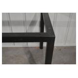 Table Base - Black Powder-Coated Steel, 60in L x 30in W x 31in H