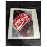 Coca-Cola Collector Cards 1993 Binder with Coke Caps