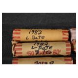 Lincoln Cents - 10 Rolls (Small Date & Large Date Variants)