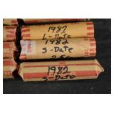 Lincoln Cents - 10 Rolls (Small Date & Large Date Variants)