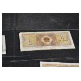 PRC Banknotes 1 Jiao & 2 Jiao Assortment Zhongguo Renmin Yinhang 1980s