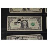 US One Dollar Trinary Notes (Lot of 6)