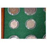 The U.S. Coin Complete Denomination Set in Wooden Display Case