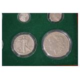 The U.S. Coin Complete Denomination Set in Wooden Display Case