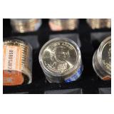 John Adams Presidential Dollar - US Mint Uncirculated (Lot of 12 rolls With 12 Coins in each roll) $144 total