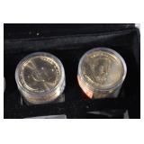 John Adams Presidential Dollar - US Mint Uncirculated (Lot of 12 rolls With 12 Coins in each roll) $144 total