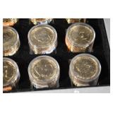 Presidential Dollar Coins - 24 Rolls Sealed & Never Circulated $288 Dollar Coins Total