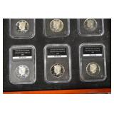 Kennedy Half-Dollar Silver Proof Set - 29 Coins (1964-2015) in Wood Display Box