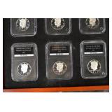 Kennedy Half-Dollar Silver Proof Set - 29 Coins (1964-2015) in Wood Display Box