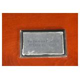 The First and Last Year U.S. Coin Collection - Silver Coins in Wooden Display Box