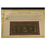 22KT Gold Replicas of Classic U.S. Paper Currency - Darling Mint Display Set